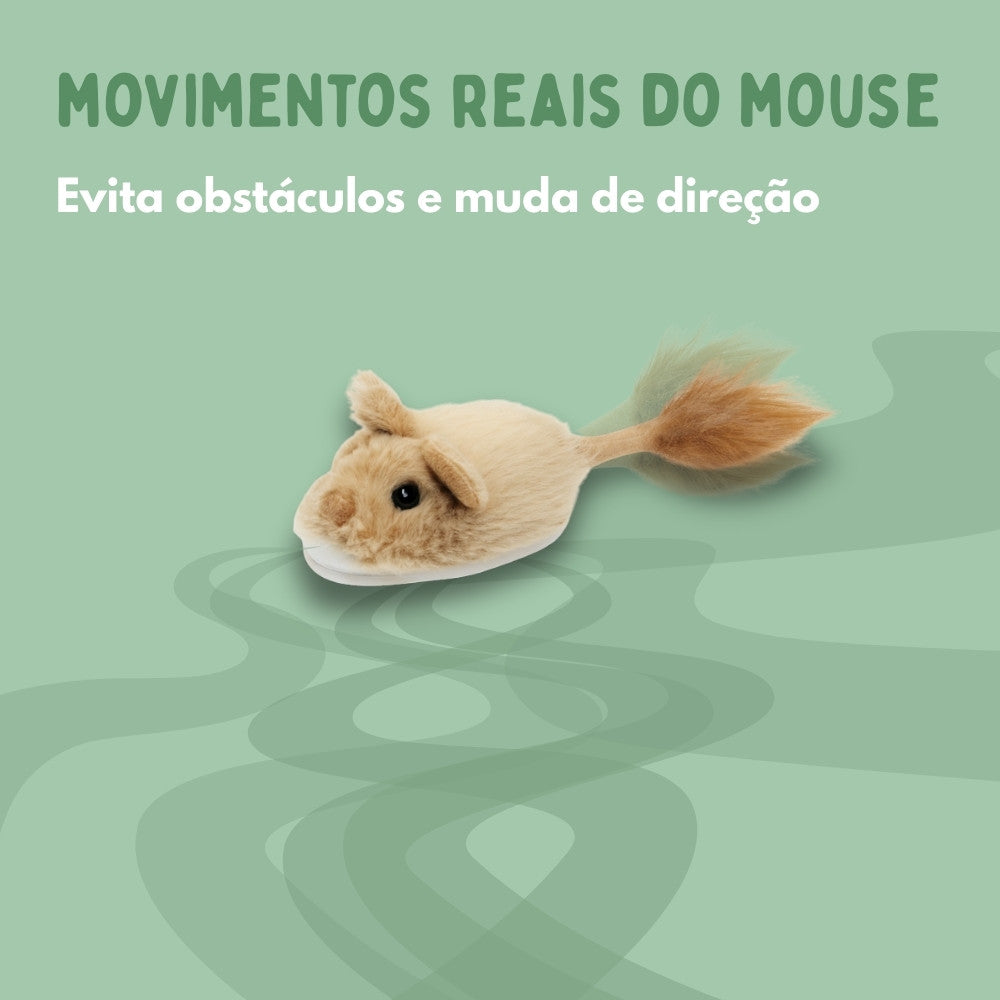 Brinquedo interativo de rato para gatos