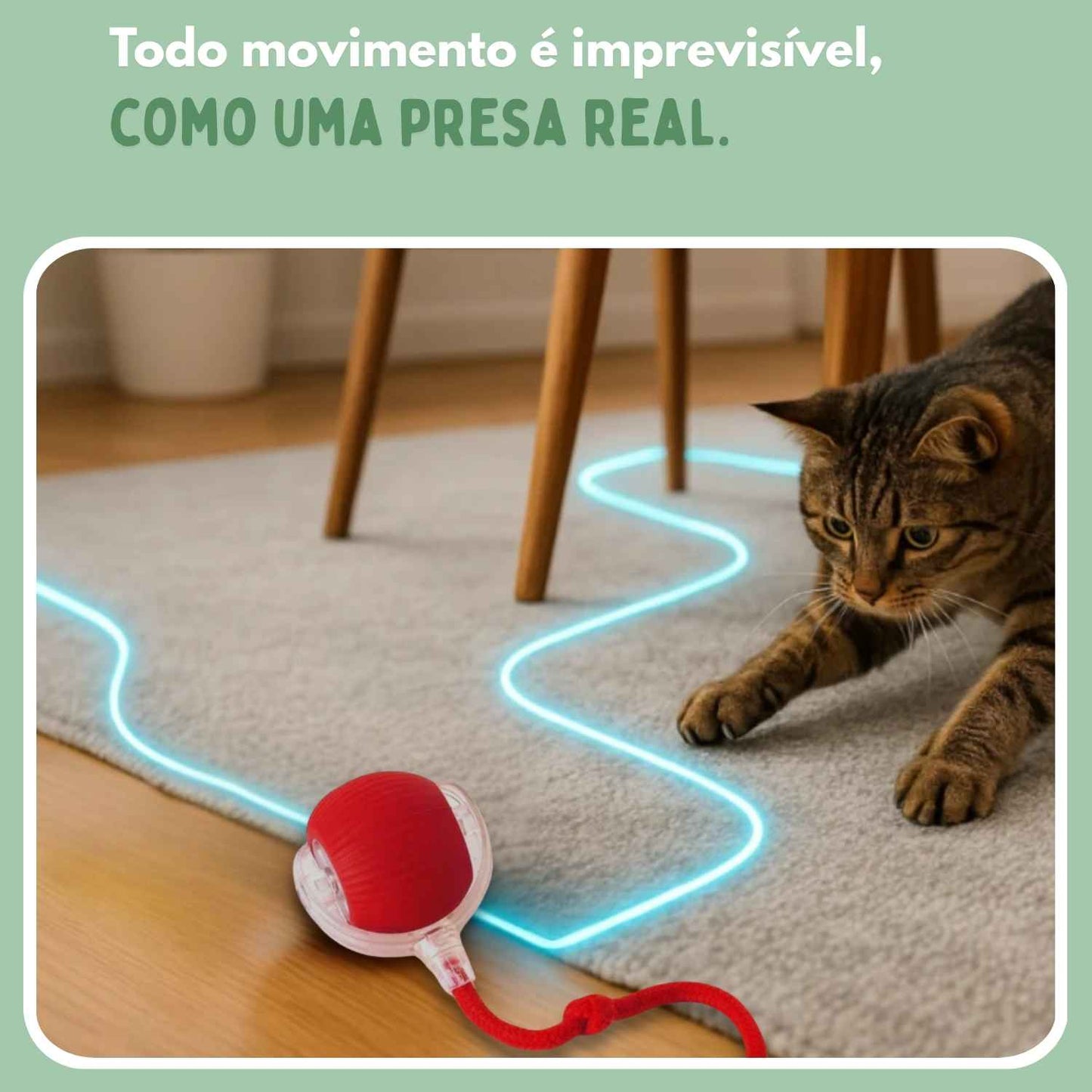 BOLAVIVA – Bola inteligente 100% autónoma, concebida para imitar uma presa real