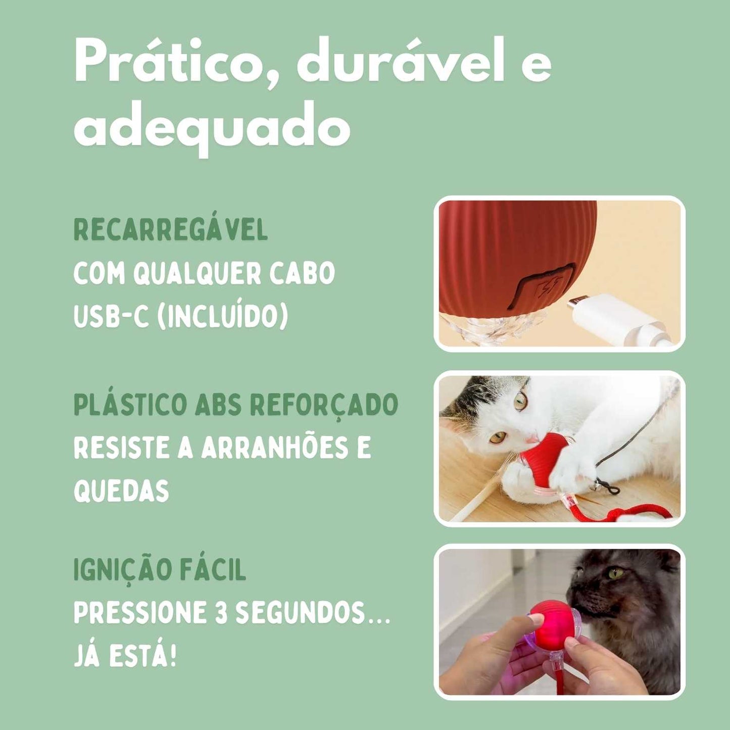 BOLAVIVA – Bola inteligente 100% autónoma, concebida para imitar uma presa real