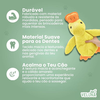 Brinquedo Pato Calmante da Veluna