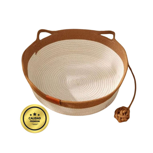Cesta de algodão de gatos para gatos