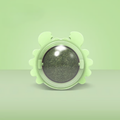 Bola de parede com erva-gateira