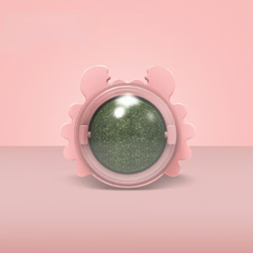 Bola de parede com erva-gateira