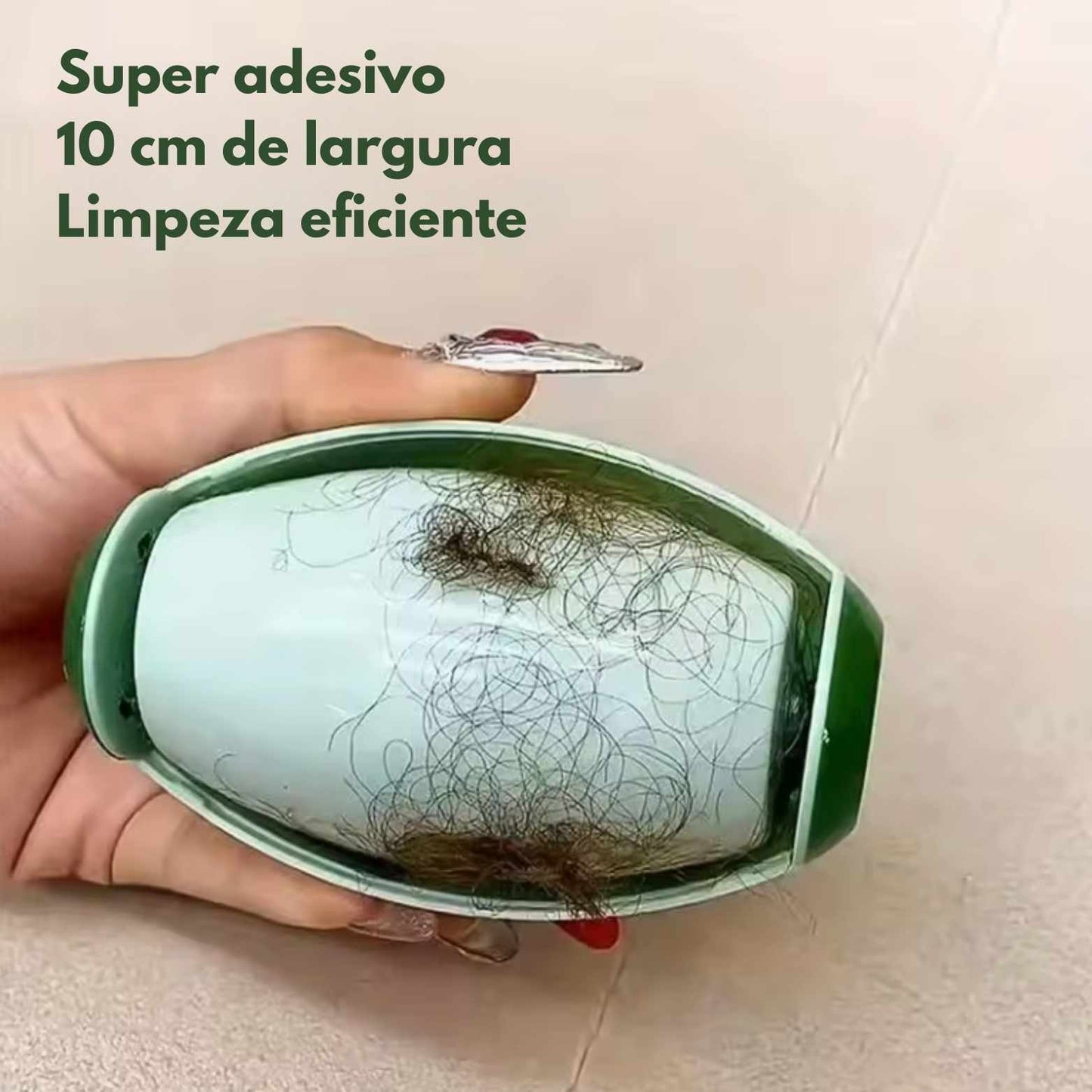ROLOMÁGICO™ - Rolo reutilizável para fácil remoção de pelos de animais, fiapos e poeira