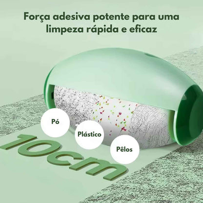 ROLOMÁGICO™ - Rolo reutilizável para fácil remoção de pelos de animais, fiapos e poeira