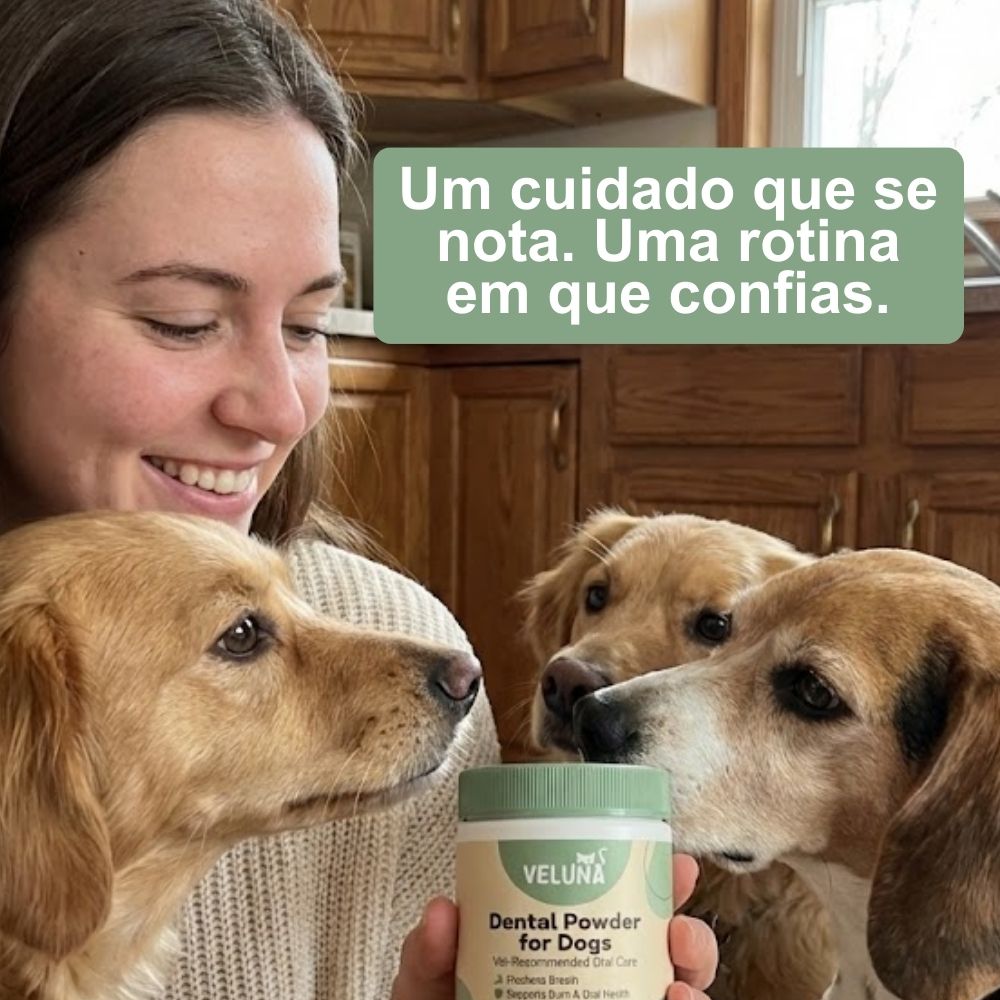 Veluna Pó Dental para Cães