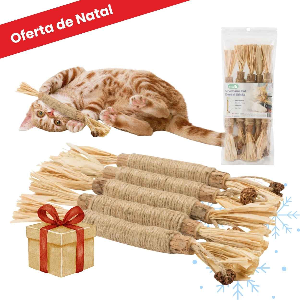 DentaSticks - Palitos Dentais de Silvervine para Gatos