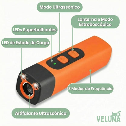 CalmPro – Treinador Ultrassónico para Cães – Pare os ladridos excessivos em segurança
