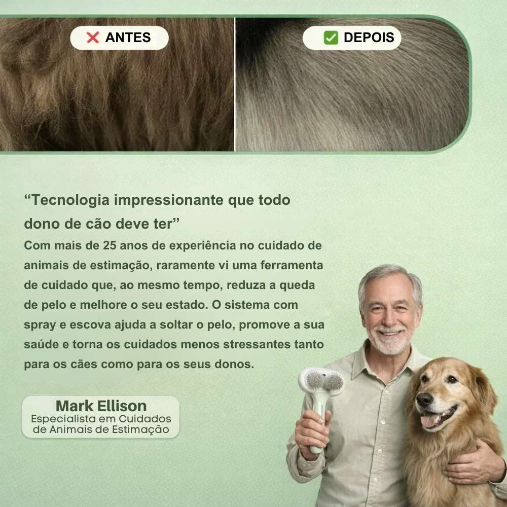 Veluna FreshBrush – Com Spray de Limpeza