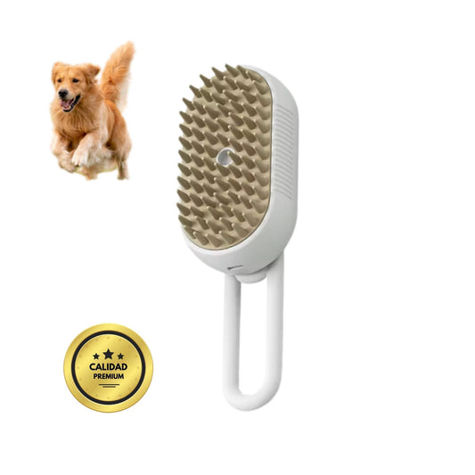 VAPOPELO ™ - A escova de vapor que desembaraça, limpa e hidrata o pelo do seu cão em um passo