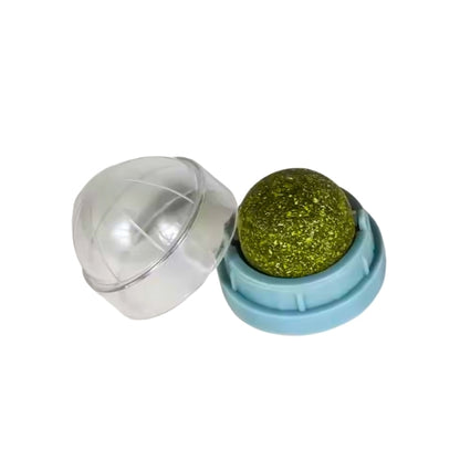 Bola de parede com erva-gateira